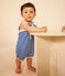 Baby-Kurzoverall aus Frottee blau SURF/ AVALANCHE