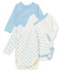 Baby Jungen Langarm•Wickelbodys im 3er-Set