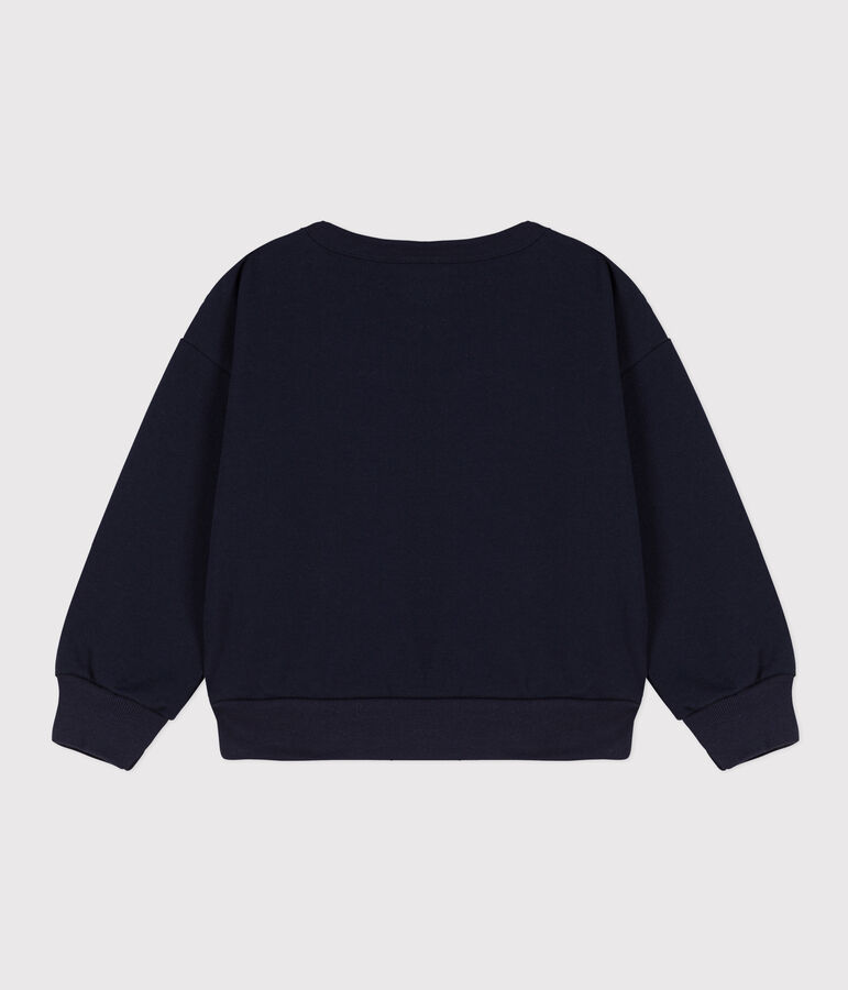 Kinder-Sweatshirt aus Molton f&uuml;r Jungen blau