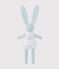 Bedruckter Kuschelhase blau TOUDOU/weiss ECUME