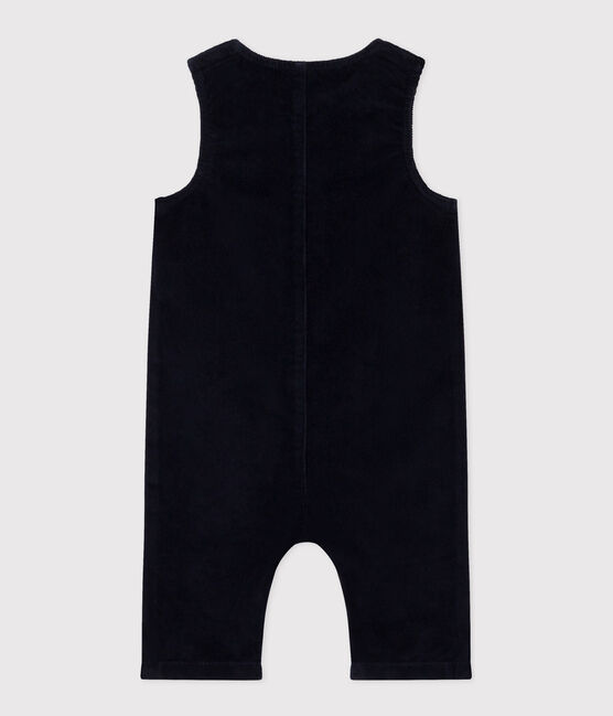 Ärmelloser Baby-Overall aus Cord blau SMOKING