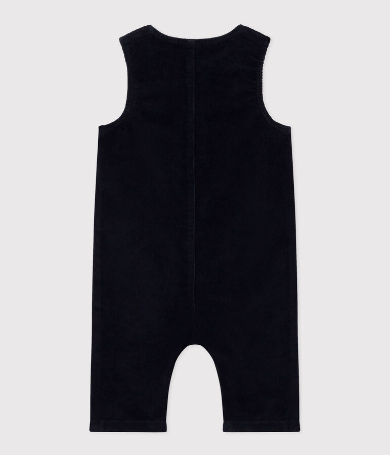 &Auml;rmelloser Baby-Overall aus Cord blau