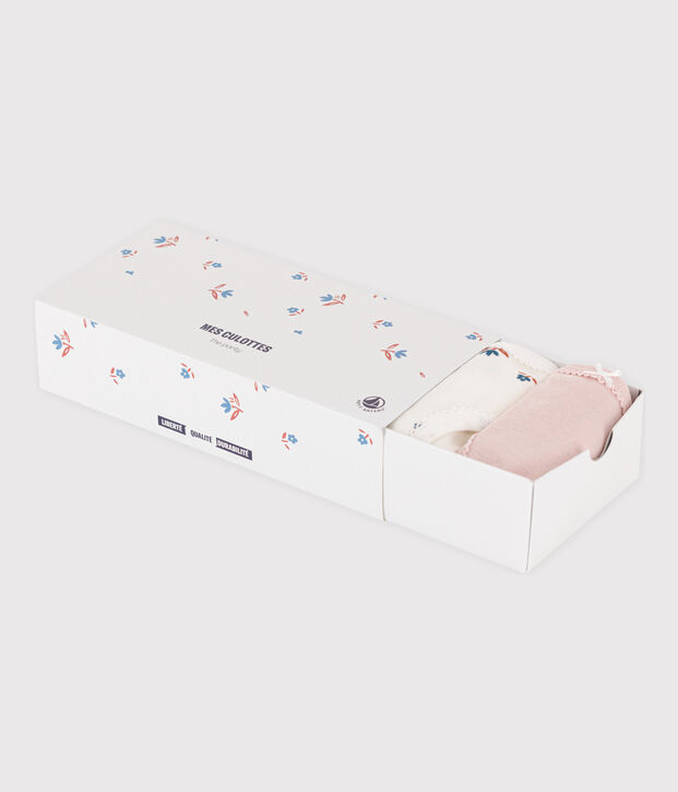5er-Set Slips aus Baumwolle f&uuml;r M&auml;dchen vielfarbig