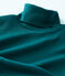 Klassisches Rollkragenshirt aus Baumwolle für Damen grün PINEDE