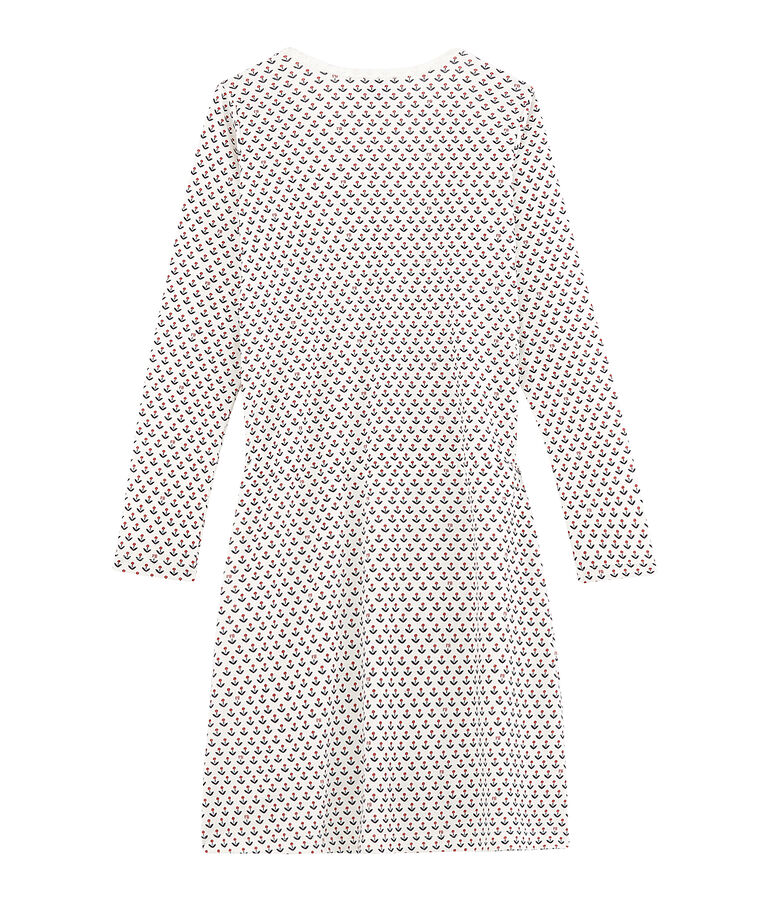 M&auml;dchen Nachthemd weiss/vielfarbig