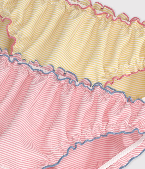 Set Damen-Rüschenslips aus Baumwolle variante 1