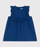 Ärmelloses Baby-Kleid aus Baumwolle und Lyocell blau INCOGNITO