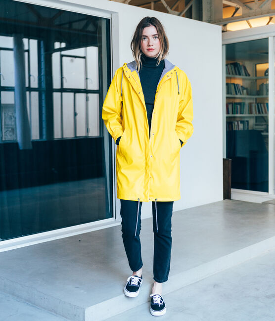damenregenparka gelb JAUNE