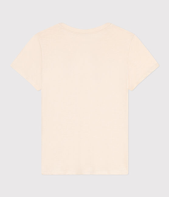 T-Shirt LE DROIT aus Baumwolle mit Rundhalsausschnitt naturfarben AVALANCHE