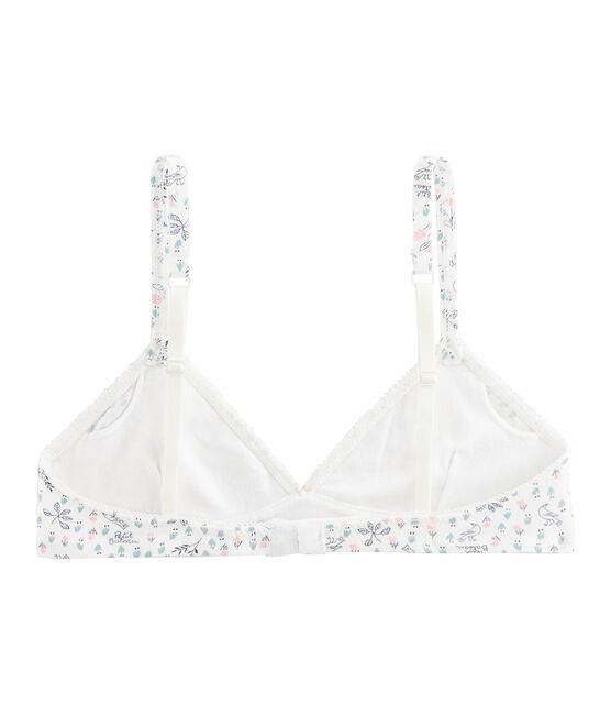 BH mit Pads für Mädchen weiss MARSHMALLOW/weiss MULTICO
