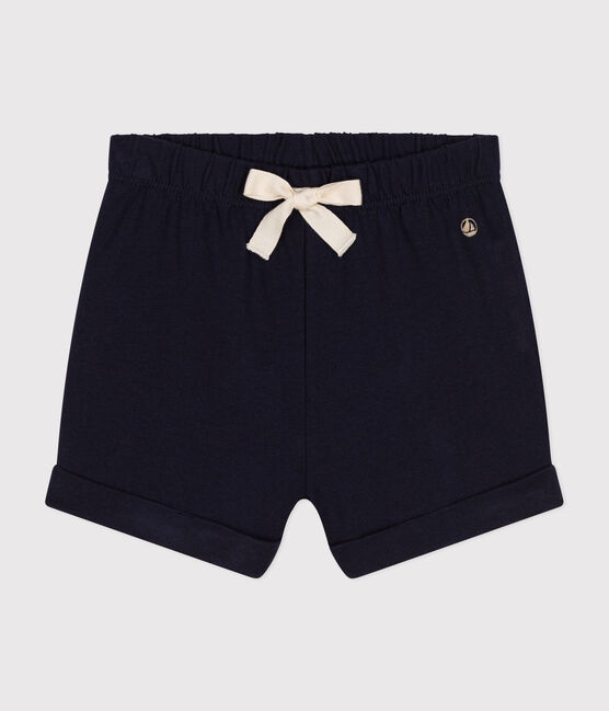 Baby-Shorts aus leichtem Jerseystoff blau SMOKING