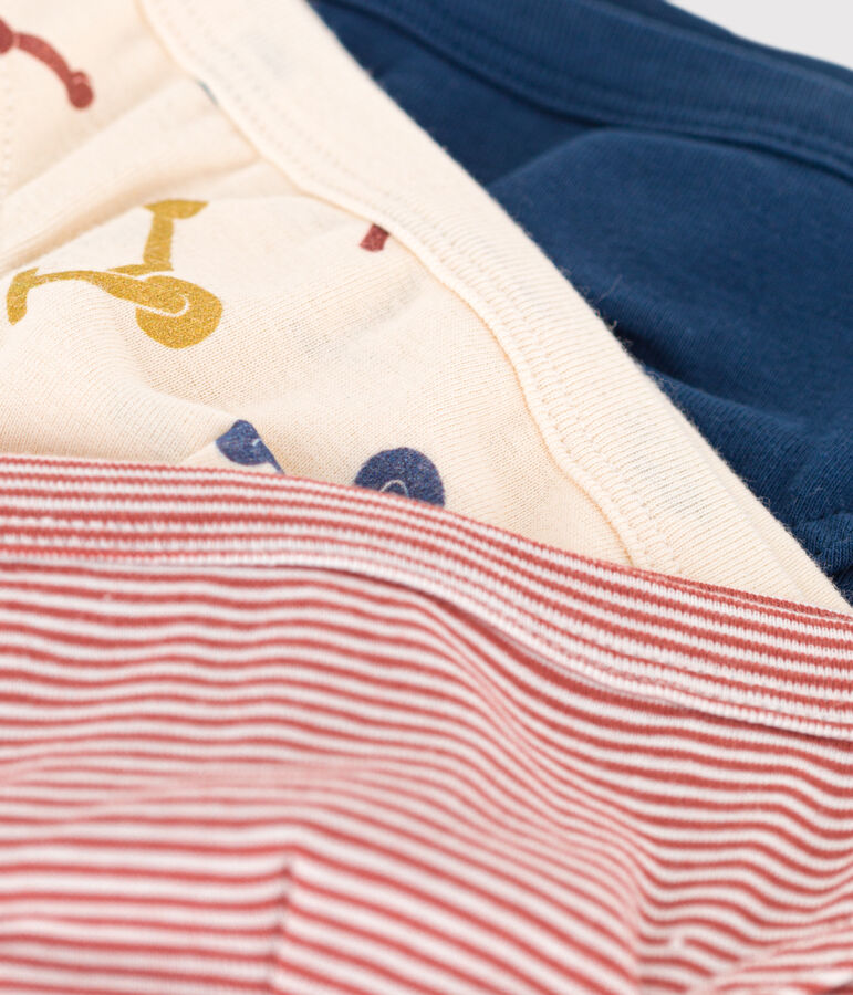 3er-Set Baumwollslips f&uuml;r Jungen mit Rollermotiv vielfarbig