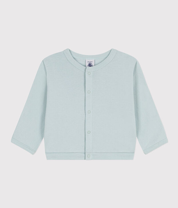 Baby-Cardigan aus Baumwolle gr&uuml;n