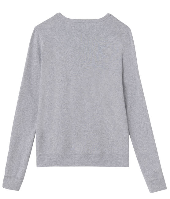 Damen-Cardigan grau Fumee Chine