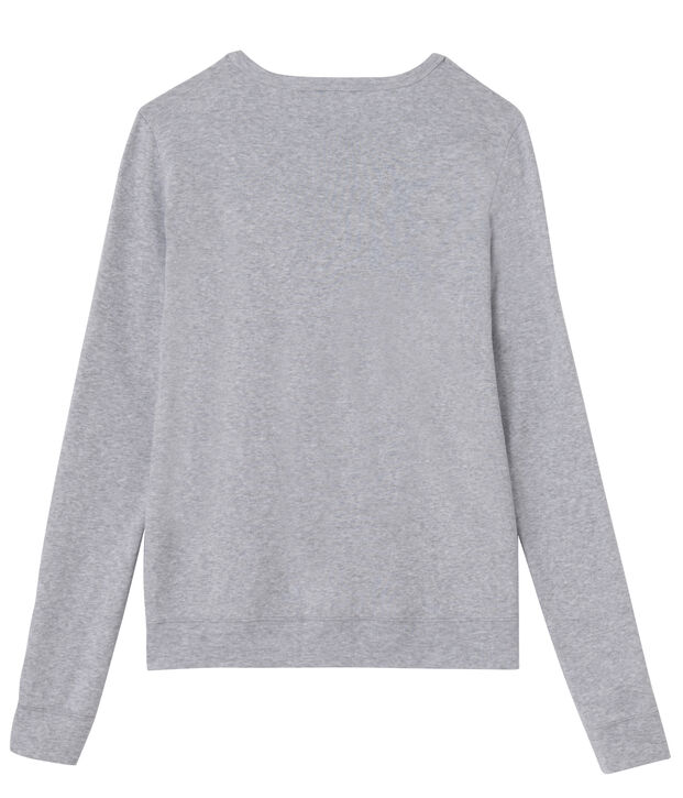 Damen-Cardigan grau Fumee Chine