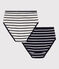2er-Set Taillenslips aus Baumwolle für Damen Variante 1 PACK