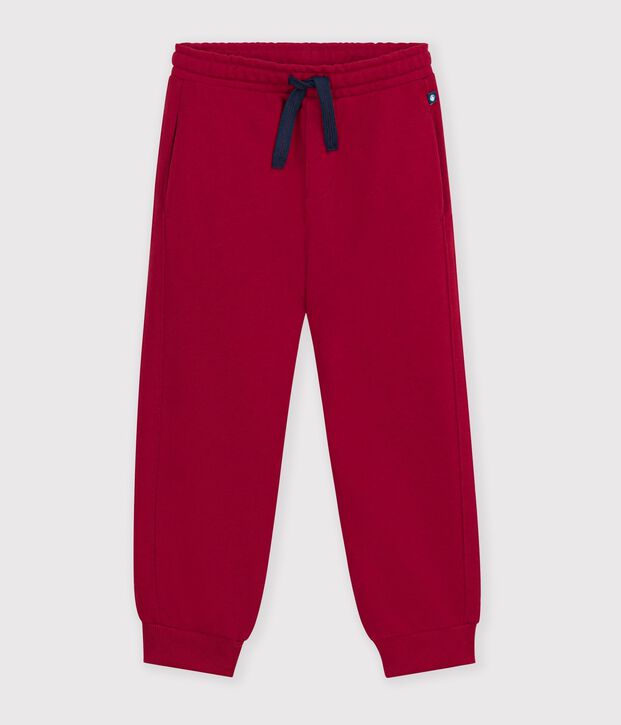 Kinder-Jogginghose aus Baumwolle rot
