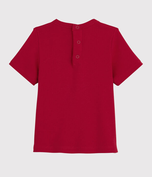 Kurz&auml;rmliges Baby-T-Shirt f&uuml;r M&auml;dchen rot