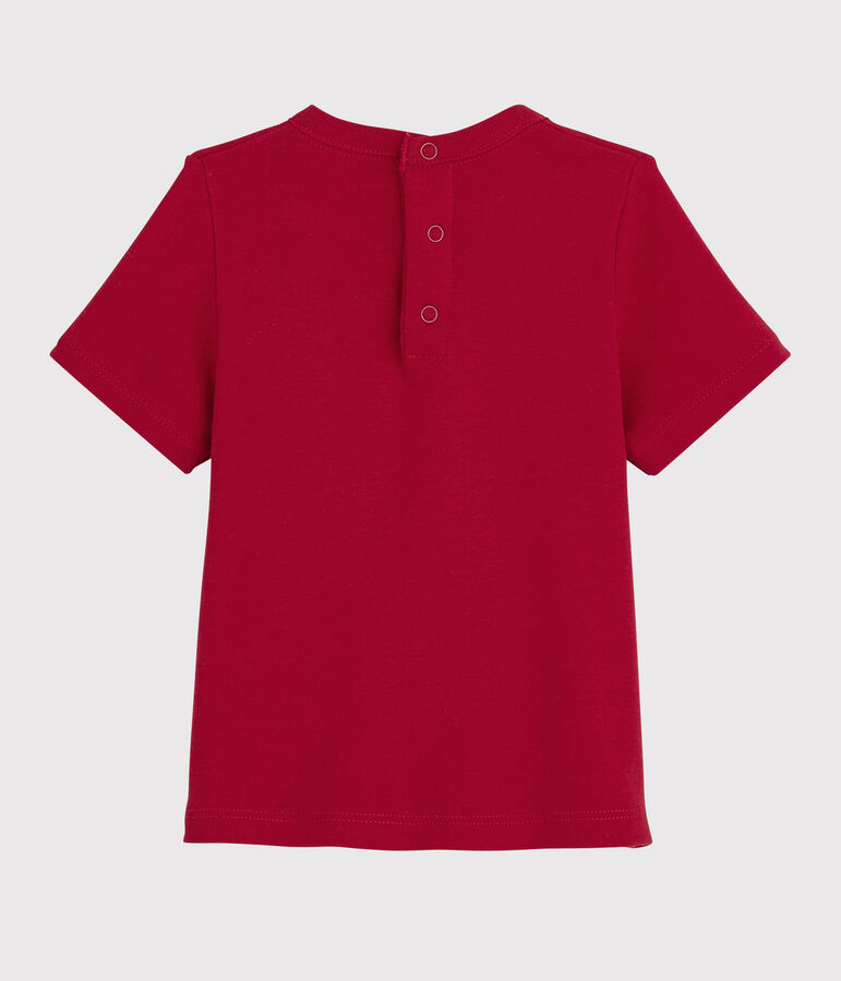 Kurz&auml;rmliges Baby-T-Shirt f&uuml;r M&auml;dchen rot