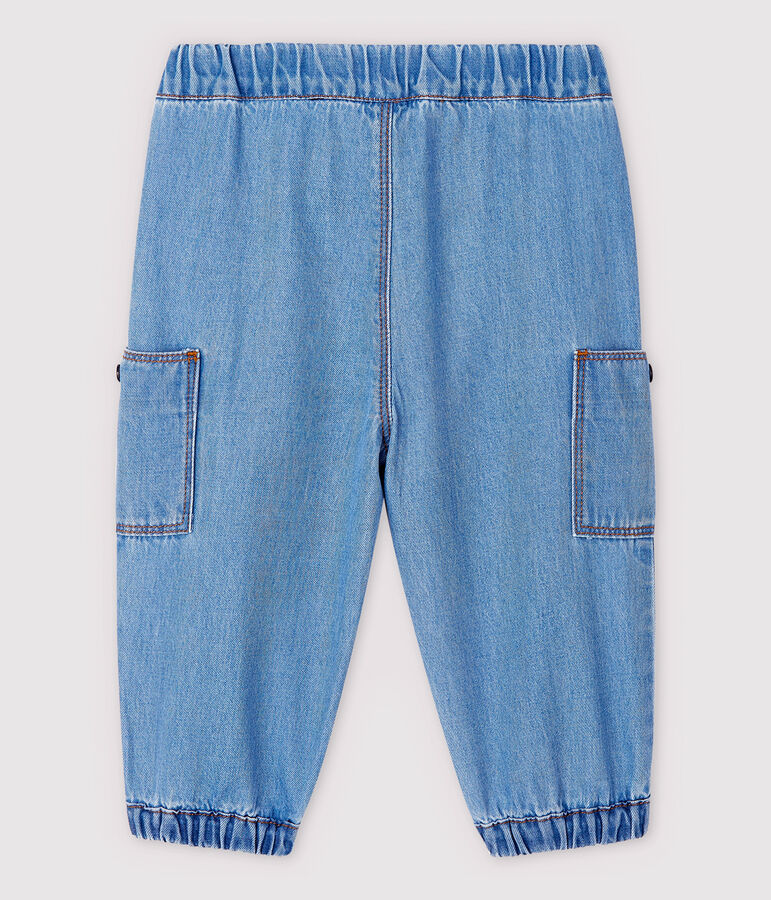 Baby-Hose aus hellem Denim Jungen blau DENIM CLAIR