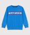 Sweatshirt aus Molton für Jungen blau BRASIER