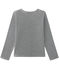 Geringelter Mädchen-Cardigan aus gedoppeltem Jersey blau SMOKING/beige COQUILLE