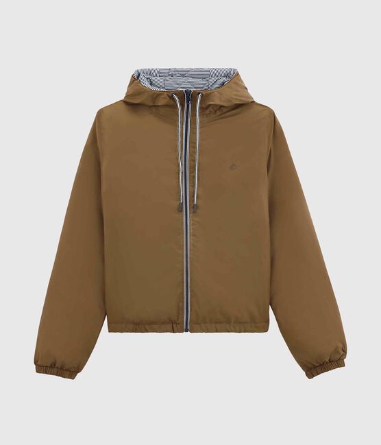 Warme Windjacke unisex braun BRINDILLE