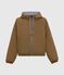 Warme Windjacke unisex braun BRINDILLE