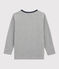 Kinder-T-Shirt mit Siebdruck für Jungen grau SUBWAY CHINE