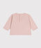 Langärmeliges Baby-T-Shirt aus Baumwolle rosa SALINE