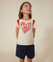 T-Shirt aus Jersey Kinder/Mädchen naturfarben AVALANCHE