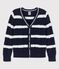 Cardigan aus Baumwolle für Jungen blau SMOKING/weiss MARSHMALLOW