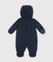 Baby-Schneeanzug aus Mikrofaser Mädchen/Jungen blau ABYSSE