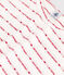 Eng anliegendes T-Shirt mit Rundhalsausschnitt aus Bio-Baumwolle Damen weiss MARSHMALLOW/rot TERKUIT