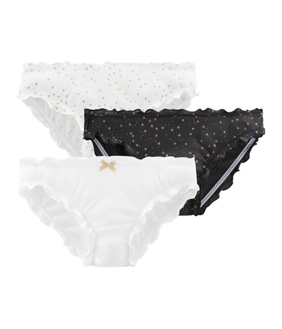 3er-Set Unterhosen mit Volants für kleine Mädchen variante 1