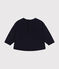 Baby-Sweatshirt aus Molton blau SMOKING
