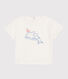 Kurzärmeliges Baby-T-Shirt aus einfarbiger Baumwolle