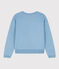 Sweatshirt aus Molton für Damen blau AZUL