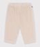 Baby-Hose aus einfarbigem Feincord naturfarben