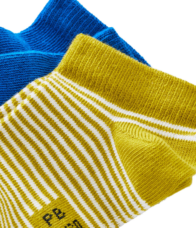 Set aus 2 Paar Kinderstr&uuml;mpfen Jungen vielfarbig