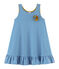 Kinder-Kleid Mädchen blau RIYADH/weiss MARSHMALLOW