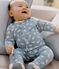3-teiliges Baby-Set mit Bärenmotiv und Body mit besticktem Kragen blau ADRIATIC/ MULTICO