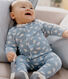 3-teiliges Baby-Set mit Bärenmotiv und Body mit besticktem Kragen