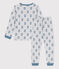 Kinderpyjama aus Nicki grau POUSSIERE/ ROVER