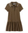 Dieses Mädchen-Kurzarmkleid braun SHITAKE