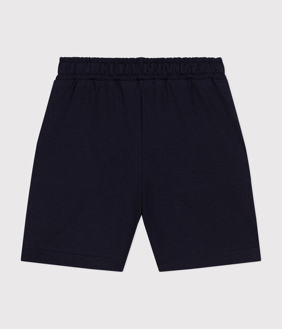Kinder-Short für Jungen aus Baumwolle blau SMOKING