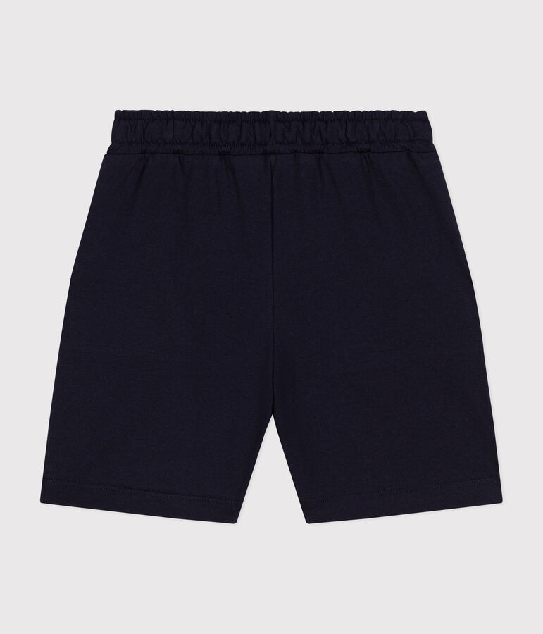 Kinder-Short f&uuml;r Jungen aus Baumwolle blau