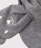 Baby-Schal mit Mikrofleecefutter grau SUBWAY CHINE