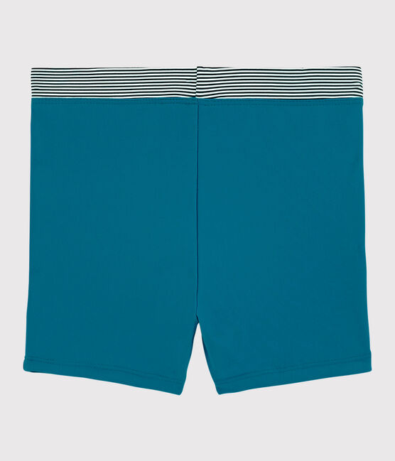 Kinder-Badehose aus recyceltem Material für Jungen blau MYKONOS