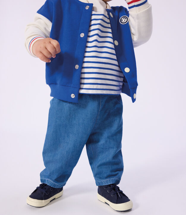 Babyhose aus leichtem Denim blau